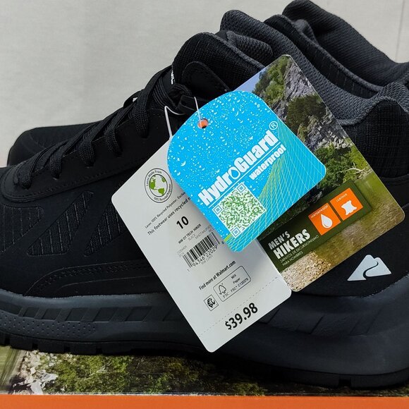 Ozark Trail Tech Hiker Waterproof Leather Outdoor Men's US 10 EUR 43 Shoes NIB - Picture 11 of 12